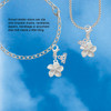Silver Plated White Plumeria Flower - Silver Plated Clip on Charm with Mini Year 2026