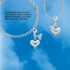 Silver Plated Large Heart with Cutout - Silver Plated Clip on Charm with Mini Year 2026