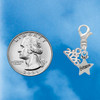 Silver Plated Mini ''Believe'' Star - Silver Plated Clip on Charm with Mini Year 2026 Jewelry Ideas and Examples