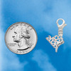 Silver Plated Mini Whale - Silver Plated Clip on Charm with Mini Year 2026 Jewelry Ideas and Examples