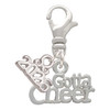Silver Plated Gotta Cheer - Silver Plated Clip on Charm with Mini Year 2026: Year to Remember Jewelry Gift - Celebrations