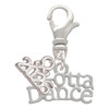 Silver Plated Gotta Dance - Silver Plated Clip on Charm with Mini Year 2026: Year to Remember Jewelry Gift - Celebrations
