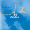 Silver Plated Large ''It's a Girl'' - Silver Plated Clip on Charm with Mini Year 2026