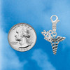 Silver Plated Caduceus - Silver Plated Clip on Charm with Mini Year 2026 Jewelry Ideas and Examples