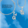 Silver Plated Crystal Initial - G - Silver Plated Clip on Charm with Mini Year 2026