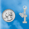 Silver Plated Crystal Initial - I - Silver Plated Clip on Charm with Mini Year 2026 Jewelry Ideas and Examples