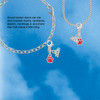 Silver Plated Mini Translucent Red Paw - Silver Plated Clip on Charm with Mini Year 2026