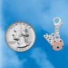 Silver Plated Mini Pink Soccer ball - Silver Plated Clip on Charm with Mini Year 2026 Jewelry Ideas and Examples