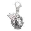 Silver Plated Medium 3-D Ram Head - Silver Plated Clip on Charm with Mini Year 2026: Year to Remember Jewelry Gift - Celebrations