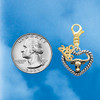 Gold-tone Longhorn in Rope Heart - Gold-tone Plated Clip on Charm with Mini Year 2026 Jewelry Ideas and Examples