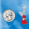 Silver Plated Red Dress - Silver Plated Clip on Charm with Mini Year 2026 Jewelry Ideas and Examples
