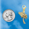 Gold-tone Palm Tree - Gold-tone Plated Clip on Charm with Mini Year 2026 Jewelry Ideas and Examples