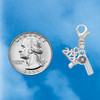 Silver Plated 3-D Hair Dryer - Silver Plated Clip on Charm with Mini Year 2026 Jewelry Ideas and Examples