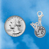 Silver Plated Live in Circle - Silver Plated Clip on Charm with Mini Year 2026 Jewelry Ideas and Examples