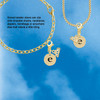 Gold-tone Disc 1/2'' Initial - e - Gold-tone Plated Clip on Charm with Mini Year 2026