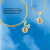 Gold-tone Disc 1/2'' - Symbol - Dollar Sign - $ - Gold-tone Plated Clip on Charm with Mini Year 2026