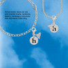 Silver Plated Disc Initial - h - Silver Plated Clip on Charm with Mini Year 2026