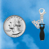 Little Black Dress - Silver Plated Clip on Charm with Mini Year 2026 Jewelry Ideas and Examples