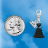 Black Dress - Silver Plated Clip on Charm with Mini Year 2026 Jewelry Ideas and Examples