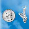 Silver Plated Medium Skull - Silver Plated Clip on Charm with Mini Year 2026 Jewelry Ideas and Examples