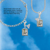 Two-tone Shadow Box ''Hope'' with Ribbon - Silver Plated Clip on Charm with Mini Year 2026