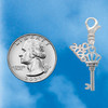 Silver Plated Crown Key - Silver Plated Clip on Charm with Mini Year 2026 Jewelry Ideas and Examples