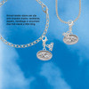 Silver Plated Trumpeter Angel - Oval Seal - Silver Plated Clip on Charm with Mini Year 2026