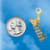Gold-tone Crystal Script ''Faith'' - Gold-tone Plated Clip on Charm with Mini Year 2026 Jewelry Ideas and Examples