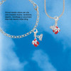 Silver Plated Small 3-D Red Present Box with Bow - Silver Plated Clip on Charm with Mini Year 2026