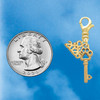 Gold-tone Small Open Paw Key - Gold-tone Plated Clip on Charm with Mini Year 2026 Jewelry Ideas and Examples