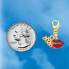 Gold-tone Small Translucent Red Lips - Gold-tone Plated Clip on Charm with Mini Year 2026 Jewelry Ideas and Examples