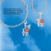 Love with Basketball - Silver Plated Clip on Charm with Mini Year 2026