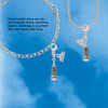 Pagoda with Clear Crystal - Silver Plated Clip on Charm with Mini Year 2026
