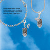 Cherry Blossom Chinese Lantern - Silver Plated Clip on Charm with Mini Year 2026