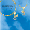 Gold-tone Clear Crystal Lucky Star - Gold-tone Plated Clip on Charm with Mini Year 2026