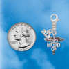 Silver Plated Caduceus - MD - Silver Plated Clip on Charm with Mini Year 2026 Jewelry Ideas and Examples