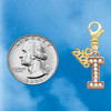 Rose Gold-tone Crystal Initial - I - Gold-tone Plated Clip on Charm with Mini Year 2026 Jewelry Ideas and Examples
