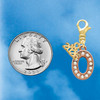 Rose Gold-tone Crystal Initial - O - Gold-tone Plated Clip on Charm with Mini Year 2026 Jewelry Ideas and Examples