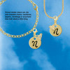 Gold-tone Large Disc Letter - N - Gold-tone Plated Clip on Charm with Mini Year 2026