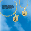 Gold-tone Large Disc Letter - Z - Gold-tone Plated Clip on Charm with Mini Year 2026