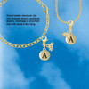 Gold-tone Capital Letter - A - Pebble Disc - Gold-tone Plated Clip on Charm with Mini Year 2026