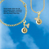 Gold-tone Capital Letter - G - Pebble Disc - Gold-tone Plated Clip on Charm with Mini Year 2026