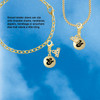 Gold-tone Capital Letter - & - Pebble Disc - Gold-tone Plated Clip on Charm with Mini Year 2026