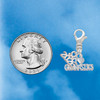 I 'Heart' Gymnastics - Silver Plated Clip on Charm with Mini Year 2026 Jewelry Ideas and Examples