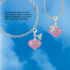 Baby Girl Pink Heart with Baby Feet - Silver Plated Clip on Charm with Mini Year 2026