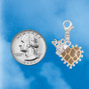 Brown Giraffe Print Heart with Nurse Hat - Silver Plated Clip on Charm with Mini Year 2026 Jewelry Ideas and Examples