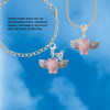 Pink Flying Pig with Wings - Silver Plated Clip on Charm with Mini Year 2026