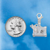 Silver Plated Suitcase - Silver Plated Clip on Charm with Mini Year 2026 Jewelry Ideas and Examples