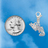 Silver Plated Jumping Trout - Silver Plated Clip on Charm with Mini Year 2026 Jewelry Ideas and Examples