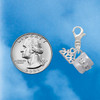 Silver Plated Baby Cup with Crystal - Silver Plated Clip on Charm with Mini Year 2026 Jewelry Ideas and Examples